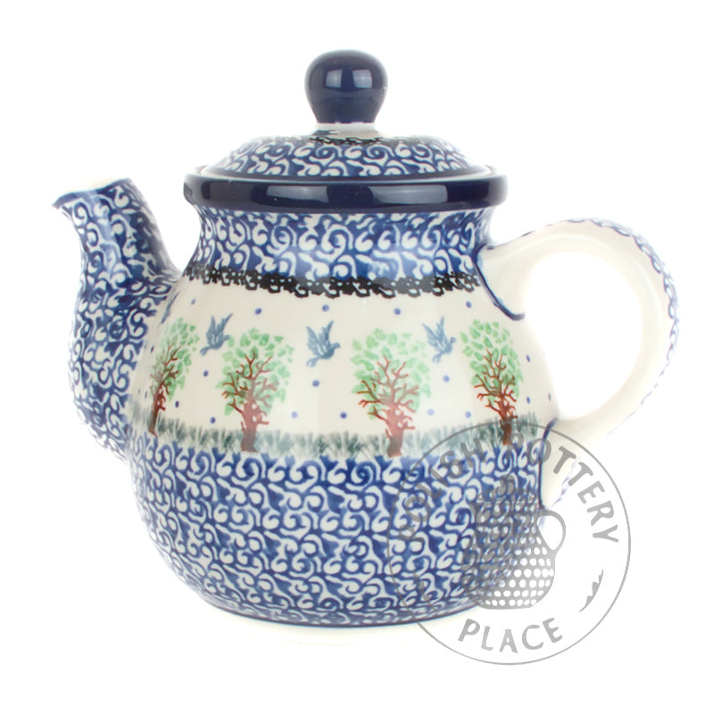 Teapot - 20 oz - Spring Trees