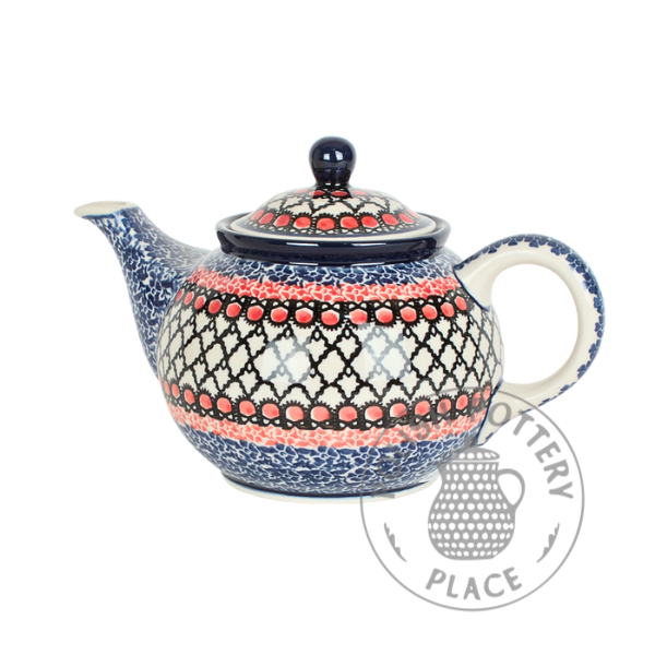 Round Teapot - 30 oz - UNIKAT