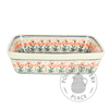 7 x 9" Casserole - Peach Forget Me Nots