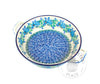 Small Round Baker with Handles - Blue Wildflowers
