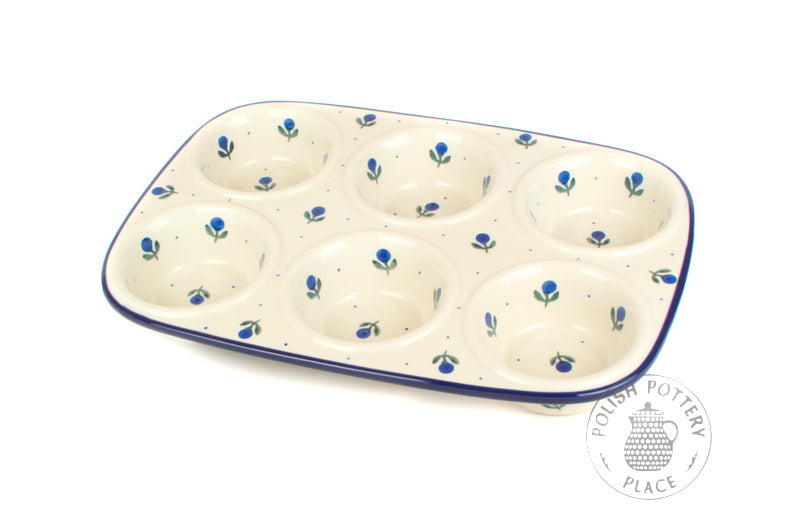 Muffin Pan - Blue Buds