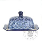 Small Butter Dish - Blue Lace