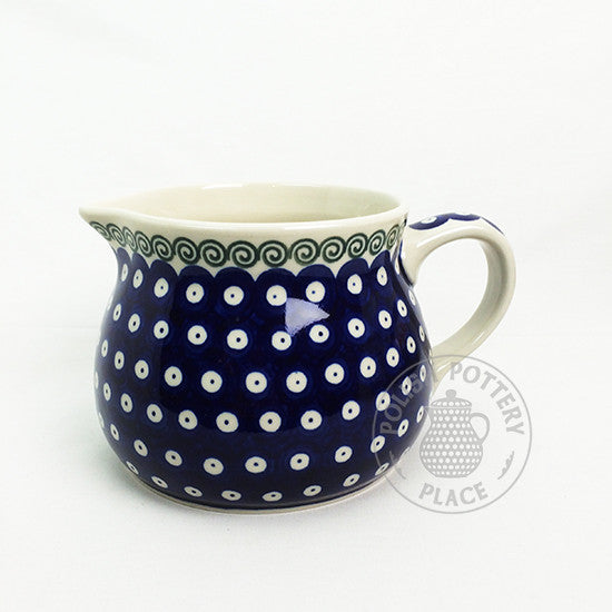 Large Milk Pitcher - Polish Pottery