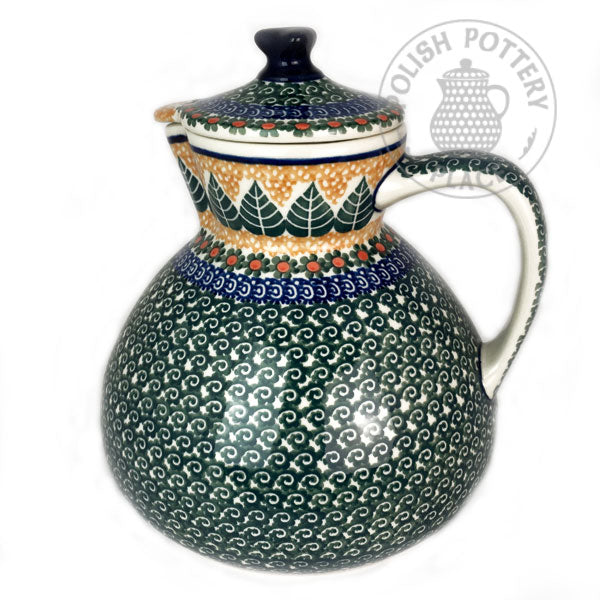 Large Coffee Pot - Polish Pottery