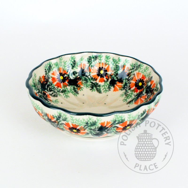 Scalloped Bowl - Polish Pottery