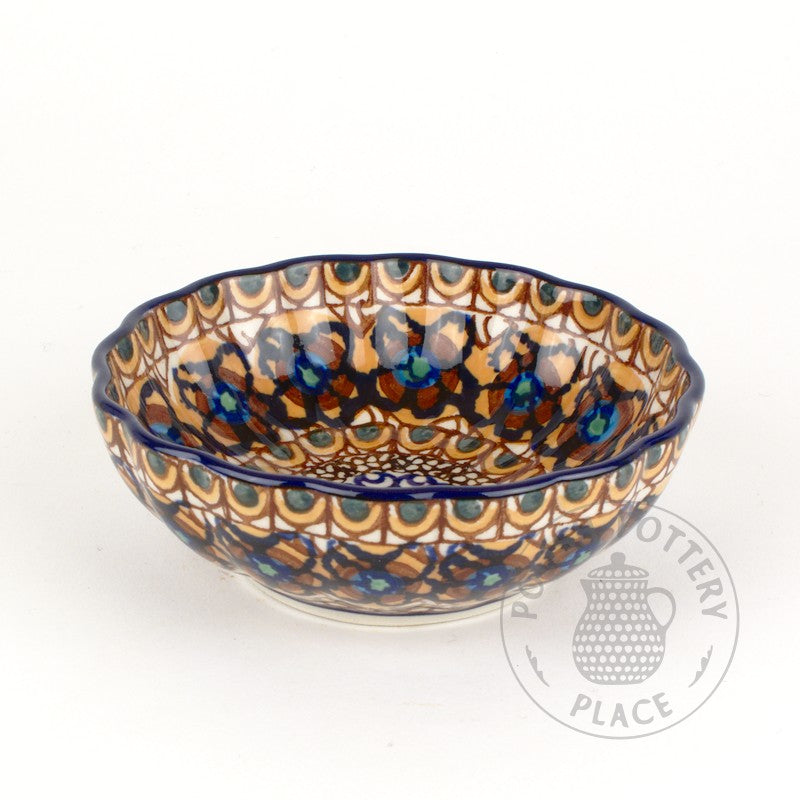 Scalloped Bowl - Polish Pottery
