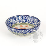 Scalloped Bowl - Polish Pottery