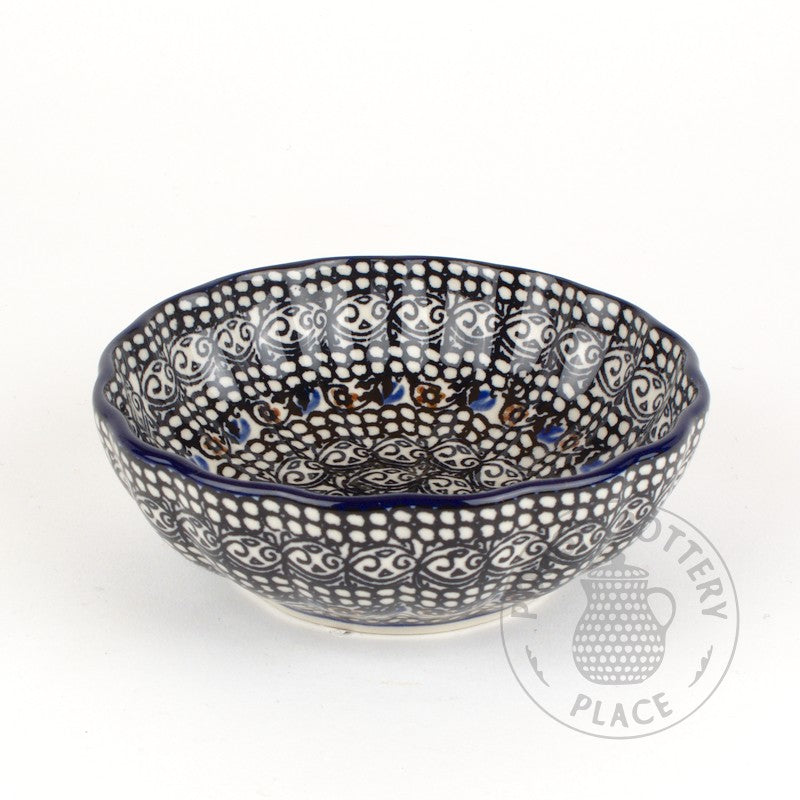 Scalloped Bowl - Polish Pottery