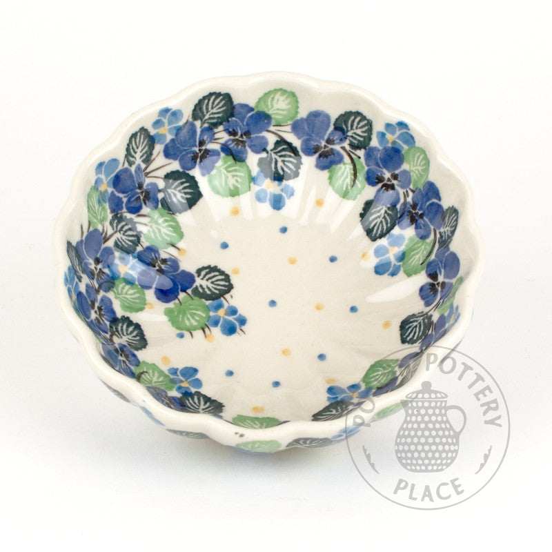 Scalloped Bowl - Polish Pottery