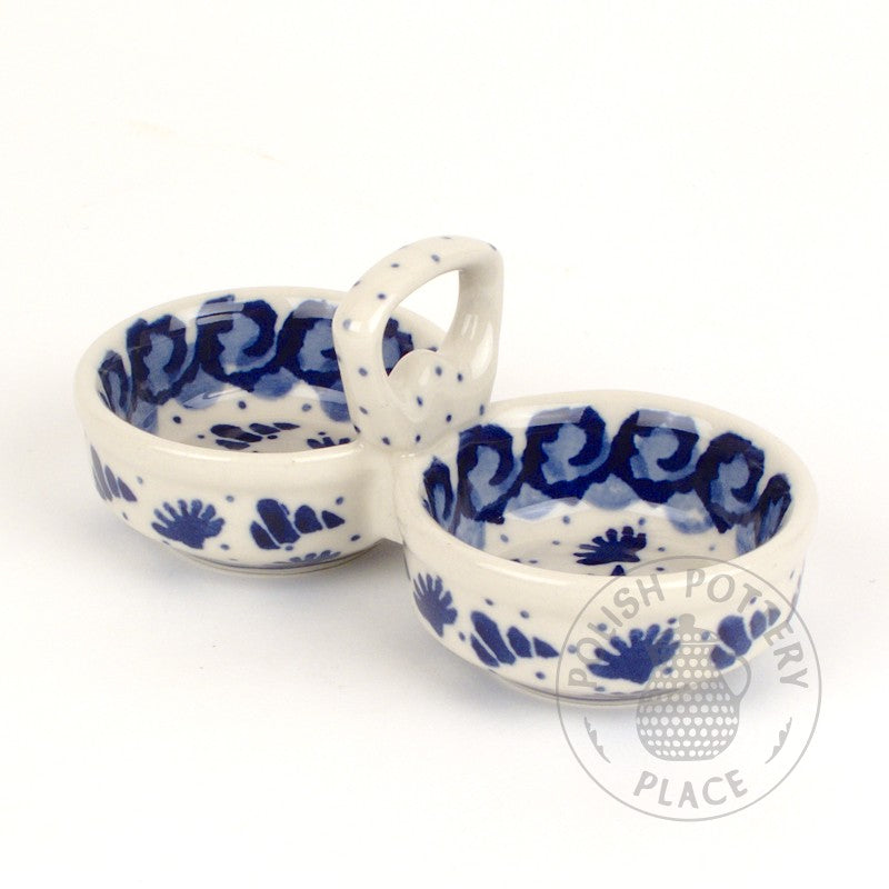 Salt & Pepper Crock - Polish Pottery