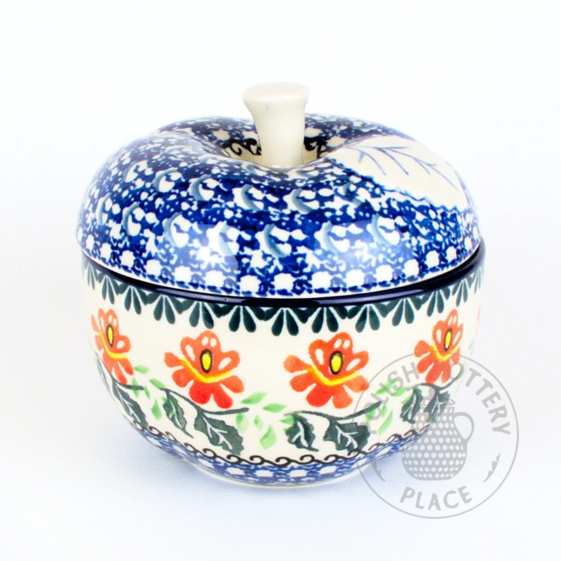 Large Apple Baker - Polish Pottery