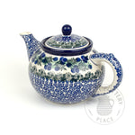 Round Teapot - 40oz - Wild Blueberries