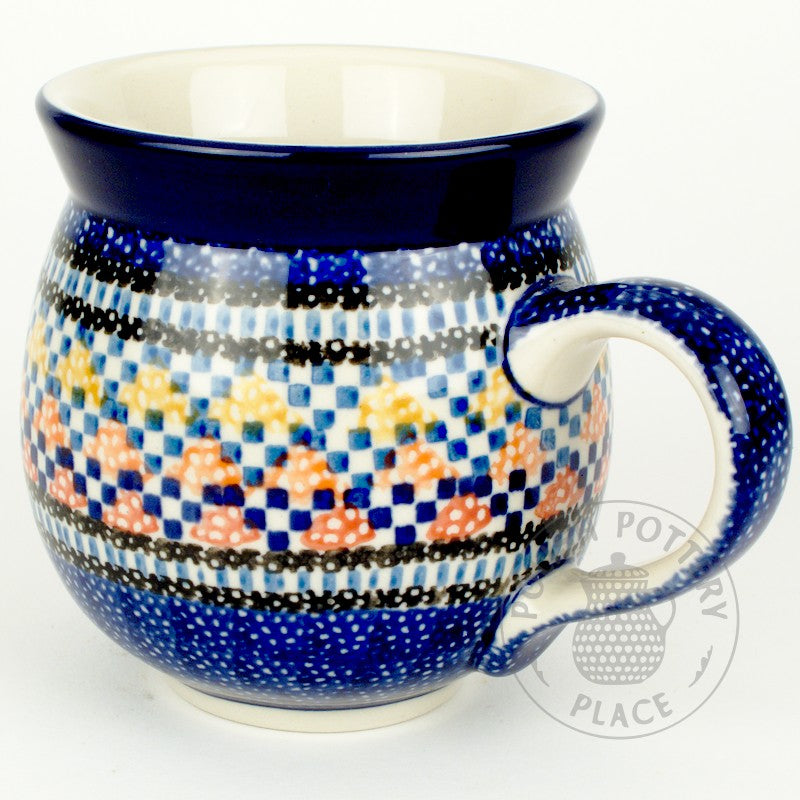 Medium Bubble Mug - Checkered Tiles UNIKAT