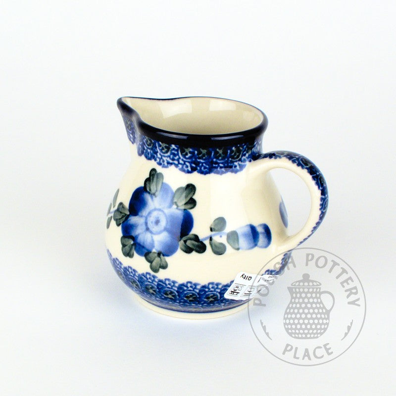Small Creamer - Large Blue Flowers