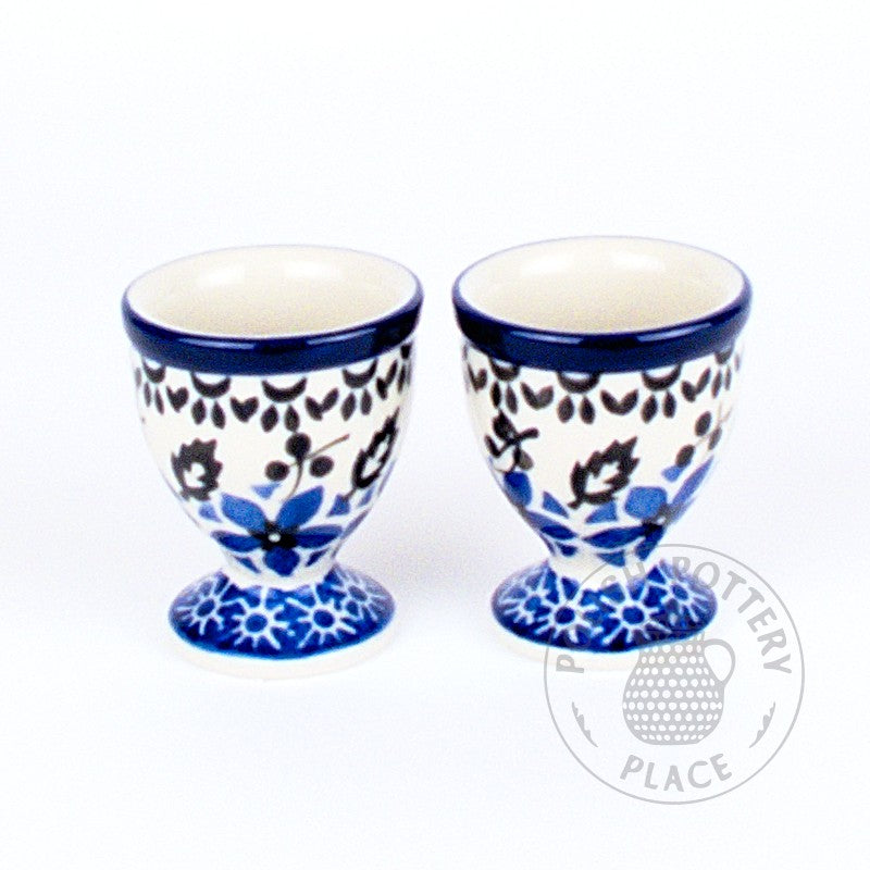 S/2 Egg Cups - Polish Pottery