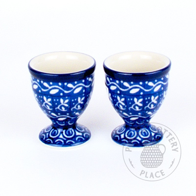 S/2 Egg Cups - Polish Pottery