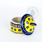 Mini Biscuit Jar - Polish Pottery