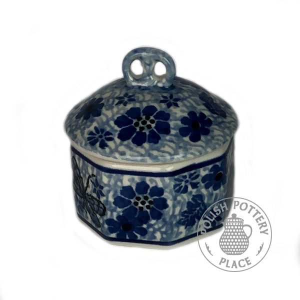 Mini Biscuit/Cookie Jar - Polish Pottery