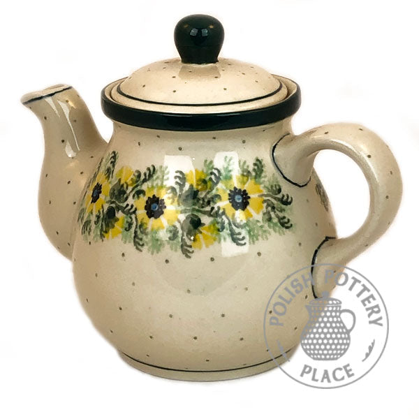 Teapot - 20 oz - Yellow Cornflowers