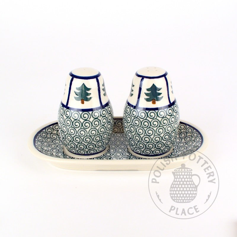 Salt & Pepper Set - Polish Pottery