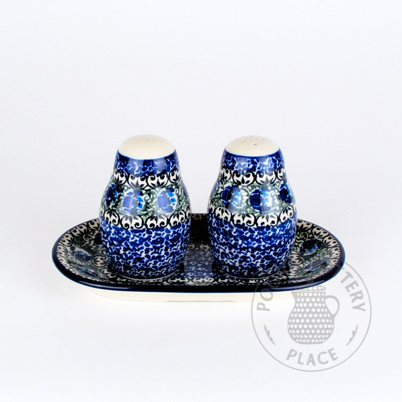 Salt & Pepper Set - Blue Poppies