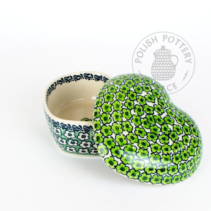 Heart Box - Polish Pottery