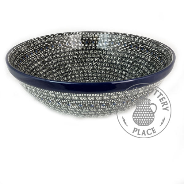 Serving Bowl - 12.5" - Black Lace