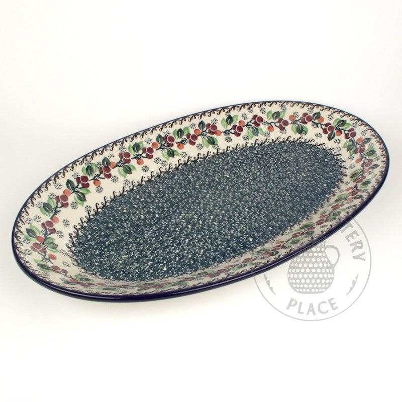 Oval Platter - 18" - Polish Pottery