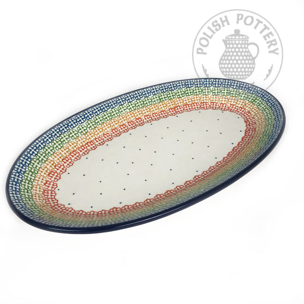 Oval Platter - 12" - Polish Pottery