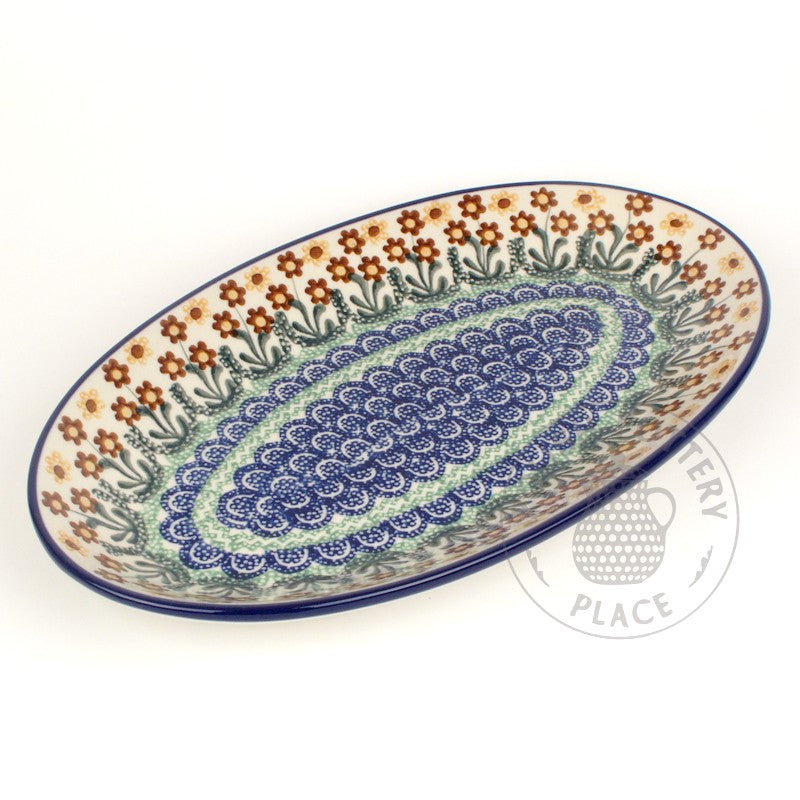 Oval Platter - 12" - Polish Pottery