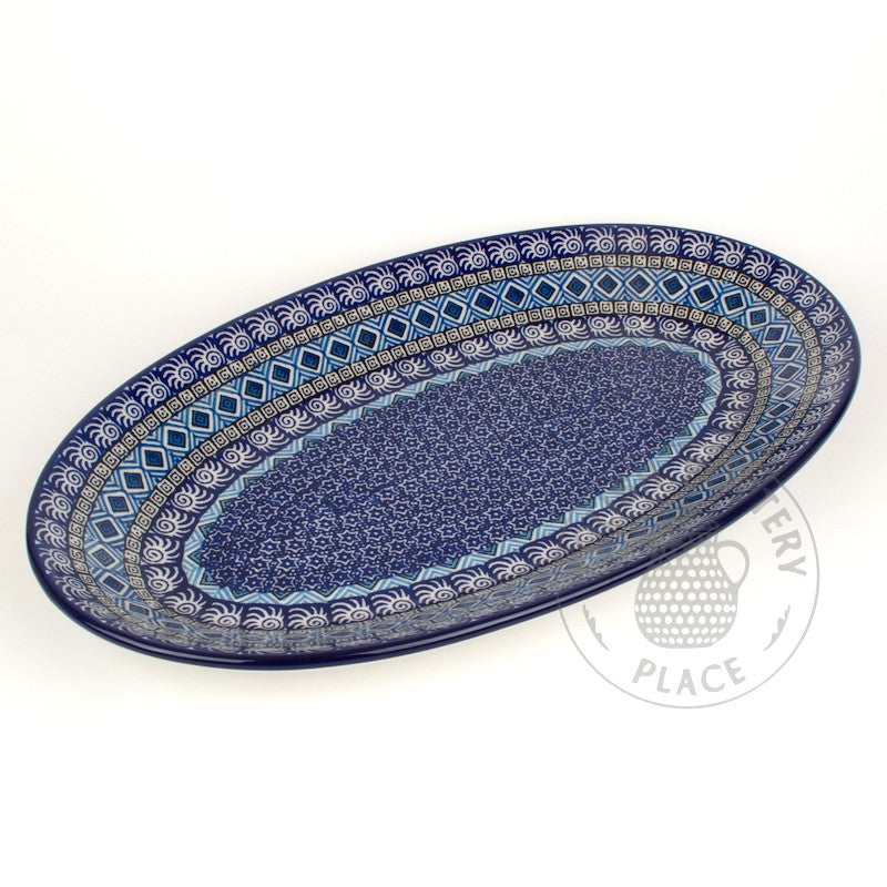 Oval Platter - 15" - Polish Pottery