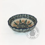 Scalloped Bowl - Polish Pottery