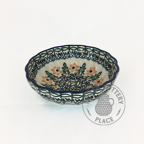 Scalloped Bowl - Polish Pottery