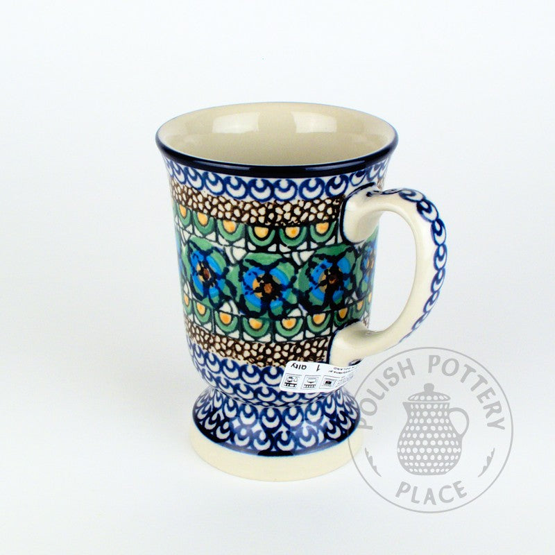 Pedestal Mug - UNIKAT - Polish Pottery