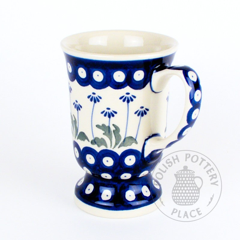Pedestal Mug - Polish Pottery