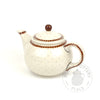 Round Teapot - 30 oz - Brown Poppy Seed