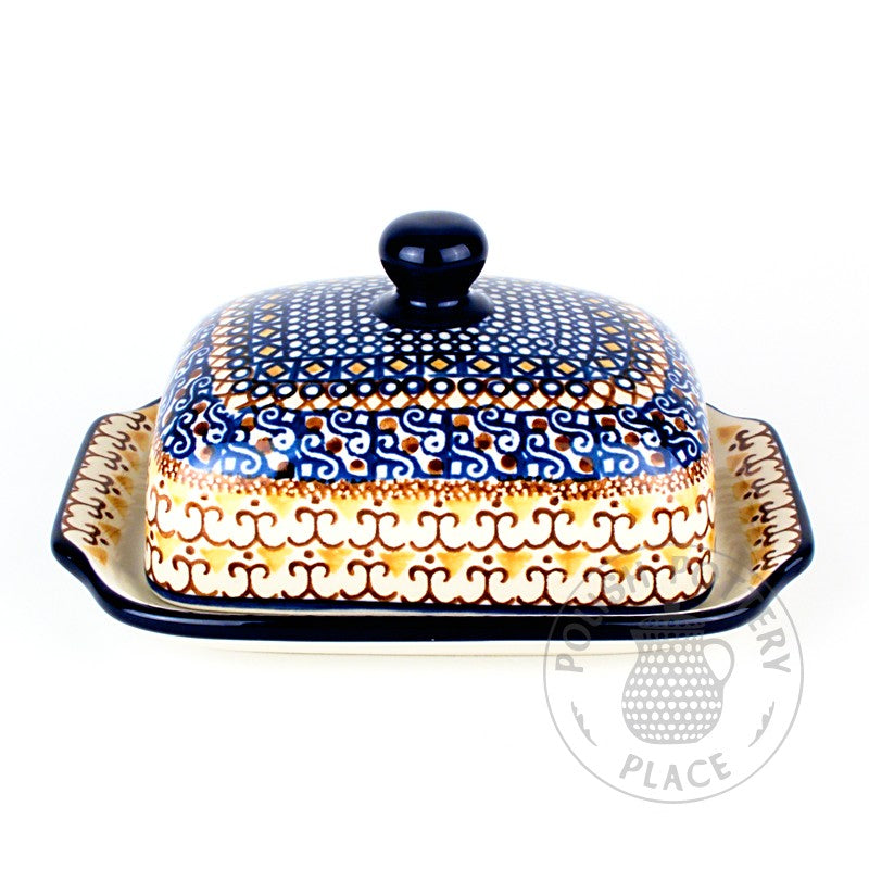 Large Butter Dish - Polish Pottery UNIKAT