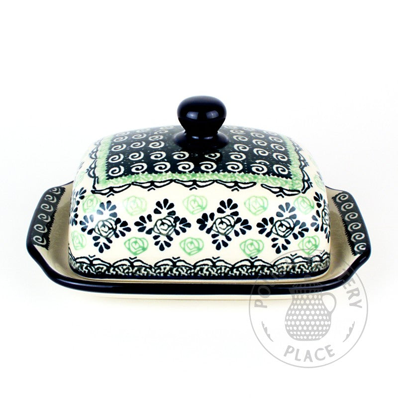 Large Butter Dish - Polish Pottery