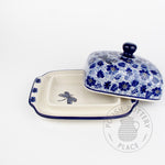 Large Butter Dish - Dragonfly