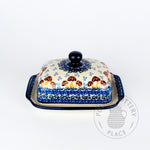 Large Butter Dish - Mushrooms