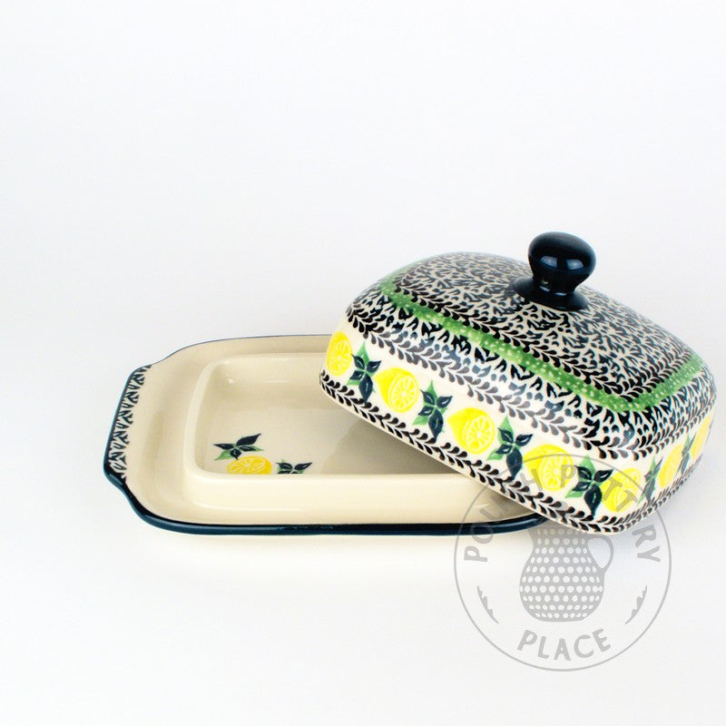 Large Butter Dish - Polish Pottery