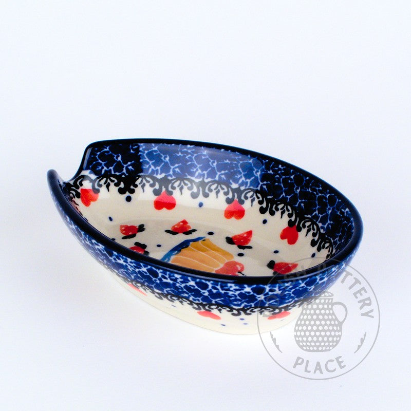 Spoon Rest - Cake & Strawberries