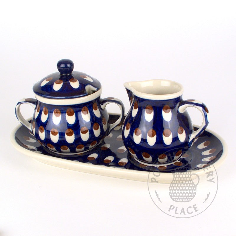 Sugar & Creamer Set - Polish Pottery