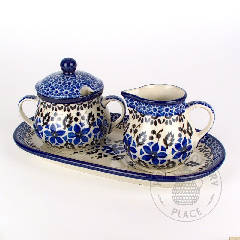 Sugar & Creamer Set - Polish Pottery