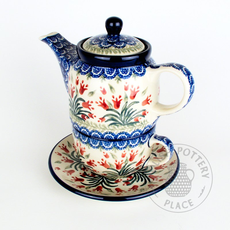 Tea For One - Mauve Tulips