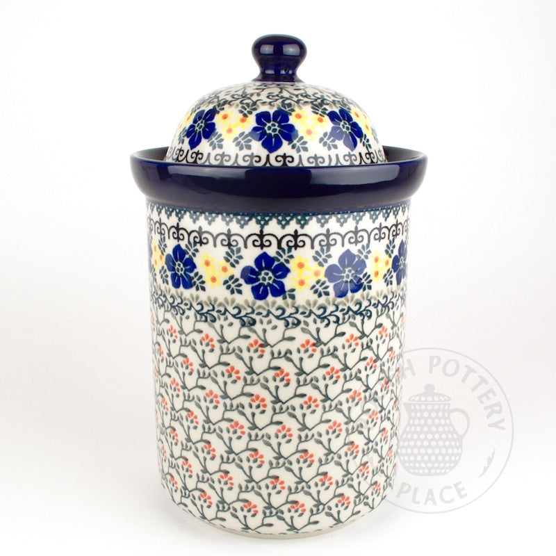 Large Canister - Polish Pottery