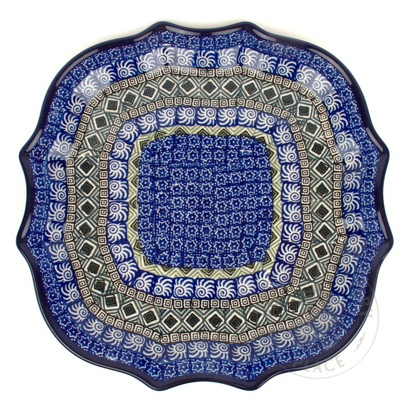 10.5" Decorative Dinner Plate - Polish Pottery