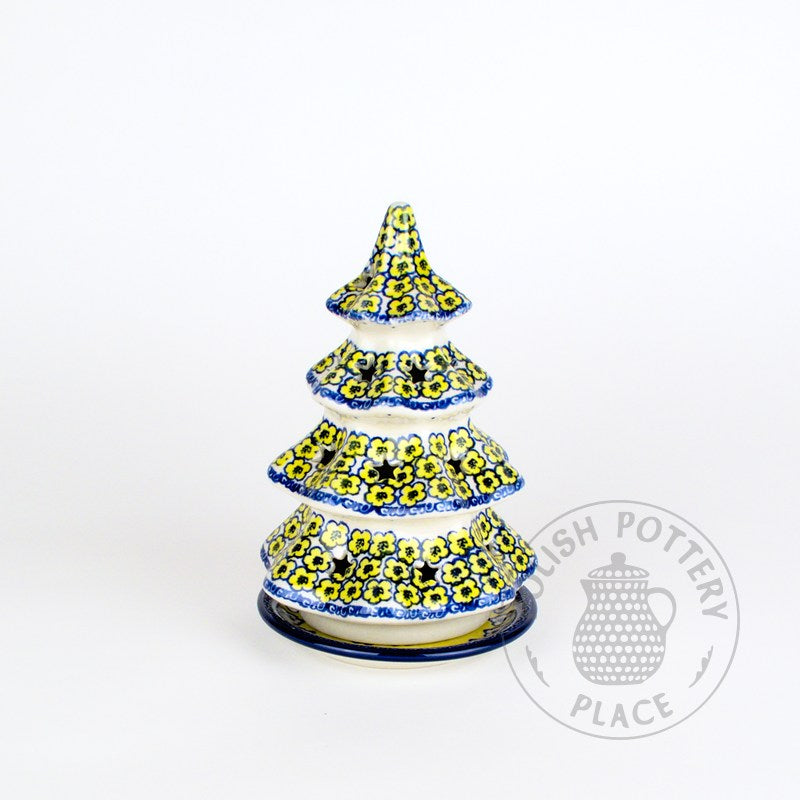 Medium Tea light Tree - Polish Pottery