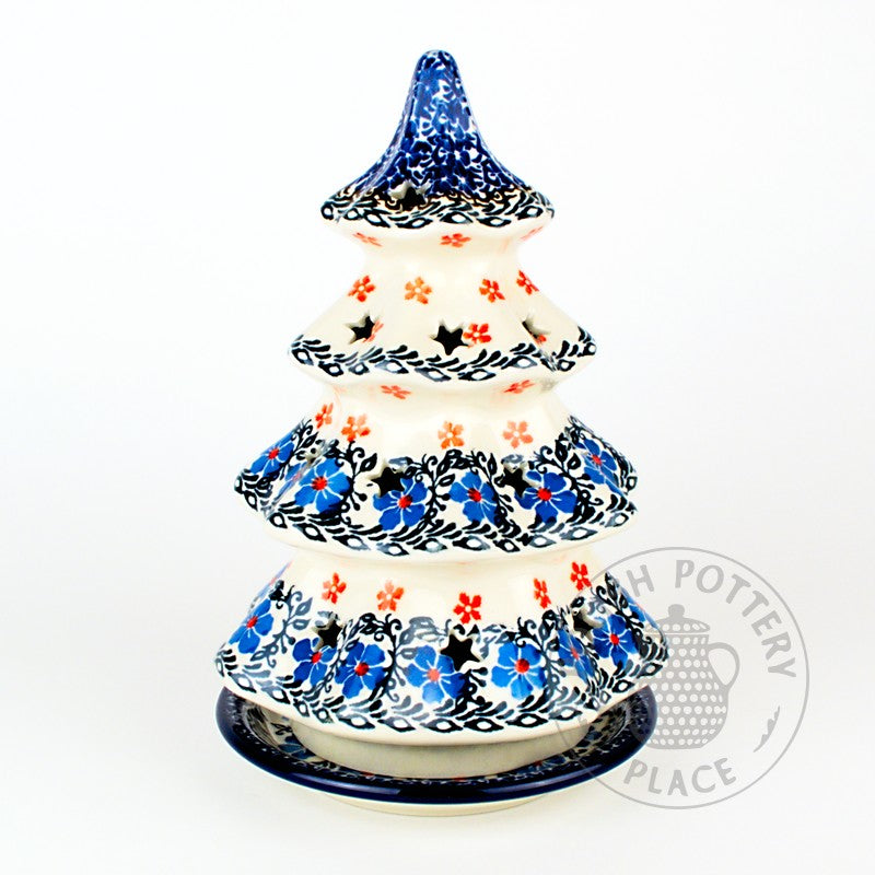 Tealight Tree - Polish Pottery