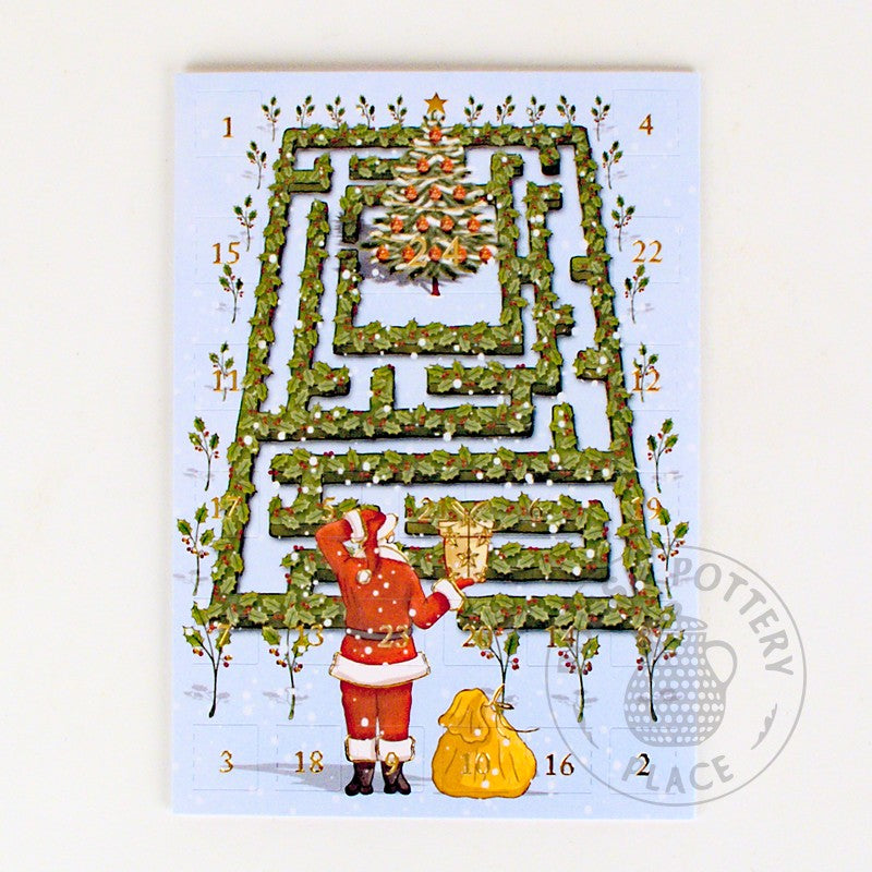 Advent Calendar Card - Hedge Maze